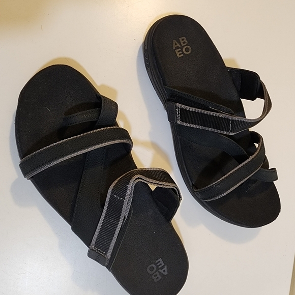 ABEO Women's Black Comfort Footsmart sandals 9.5N - Picture 5 of 9